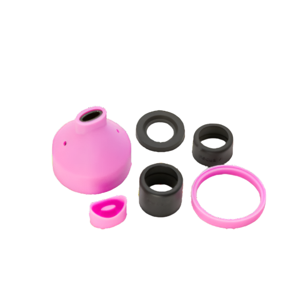 SILICONE ACCESSORY SET - BUBBBLEGUM - AERIS with or without (CUSTOMIZED AIR HOLES)