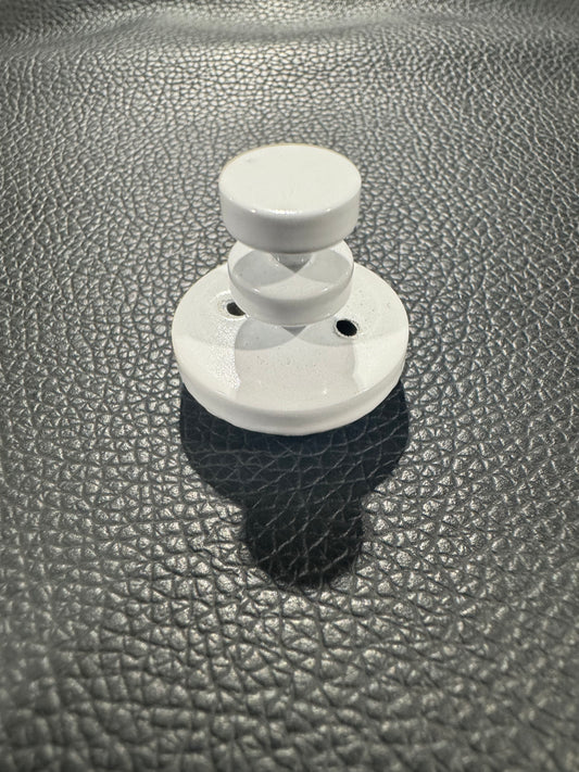 Cloud Vortex 4.3 regular airflow spinner cap for regular size atomizer (Glow in the Dark, White)