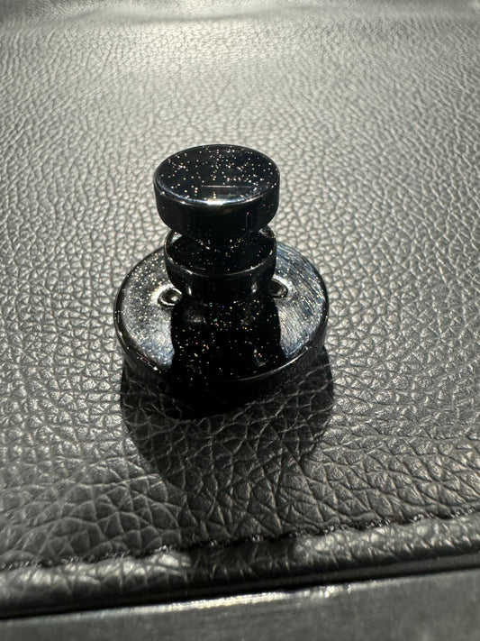 Cloud Vortex 4.3 regular airflow spinner cap for regular size atomizer (Black Cropal)